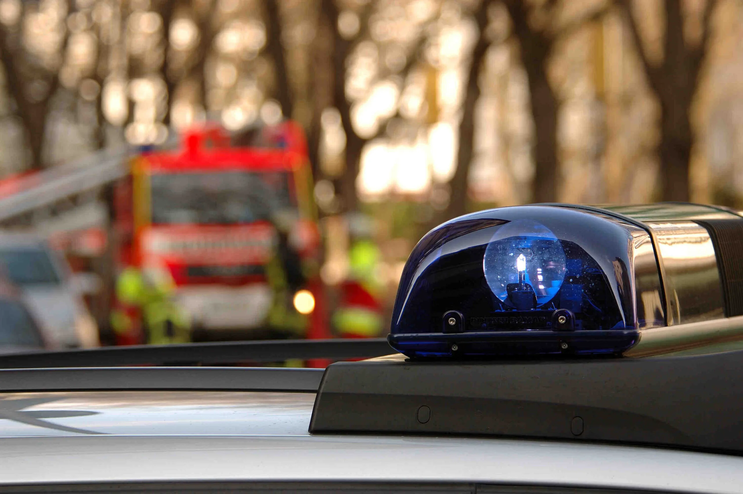 Ölspur Verkehrsunfall Mainz Polizeieinsatz