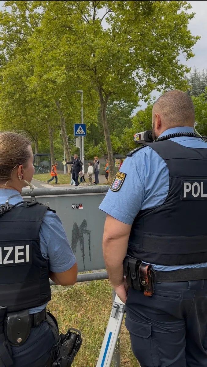 Blitz für Kids Darmstadt Polizeieinsatz