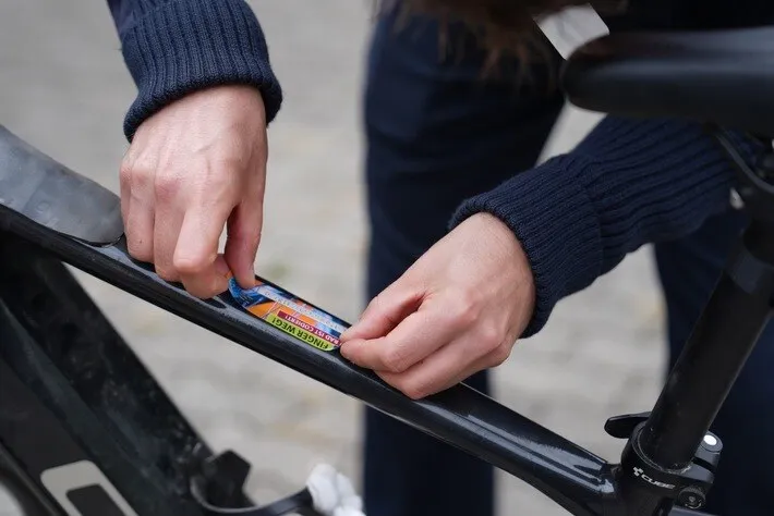 Fahrradcodierung Darmstadt Polizeieinsatz
