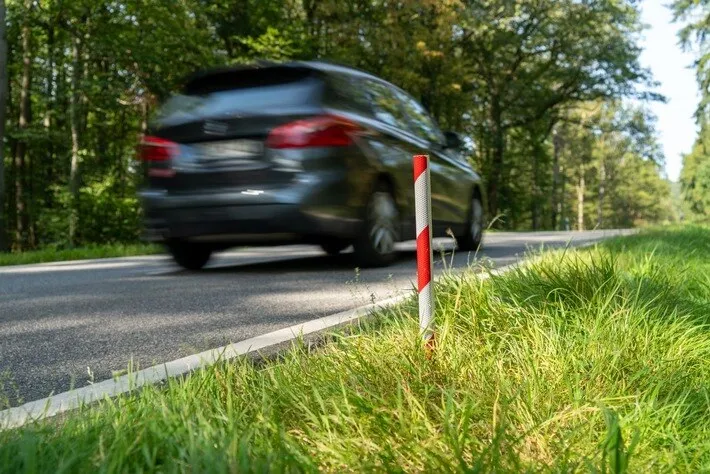 Wildunfallzeichen Südhessen Polizeieinsatz