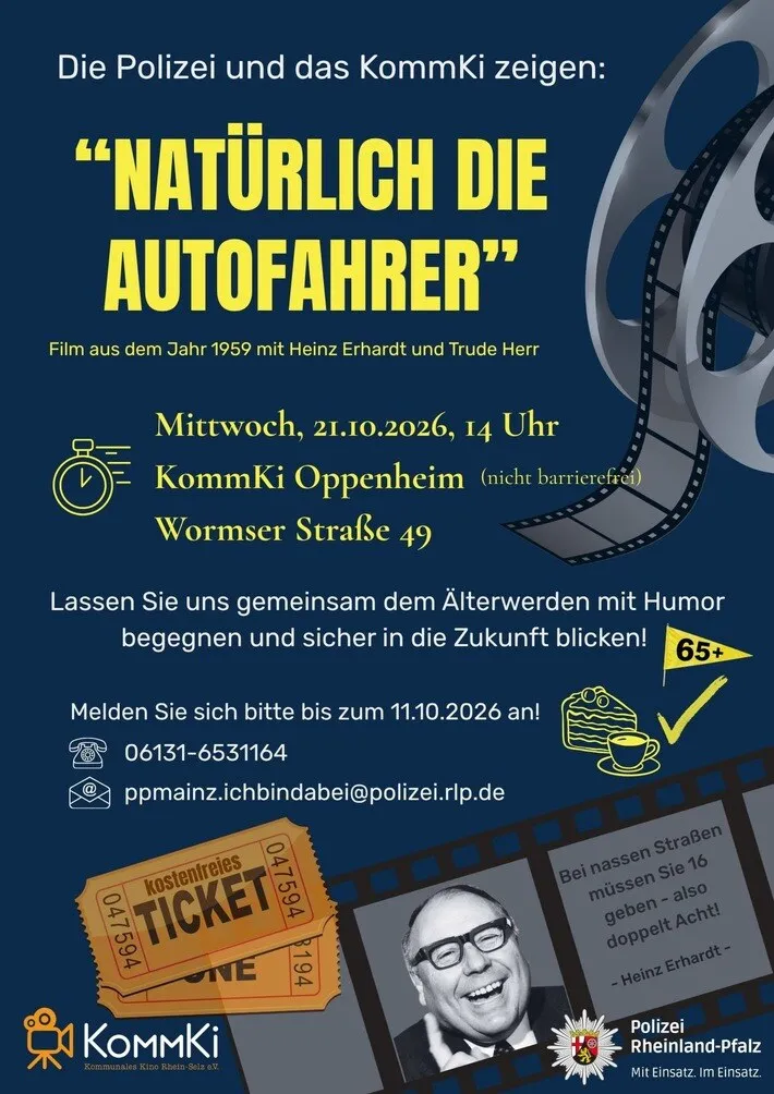 Prävention Senioren Verkehr Polizeieinsatz